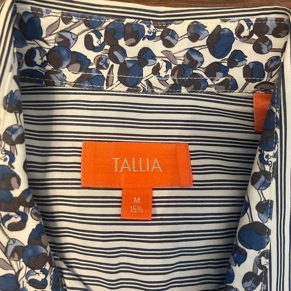 Tallia Men’s Button Up Shirt Size M - Picture 5 of 6